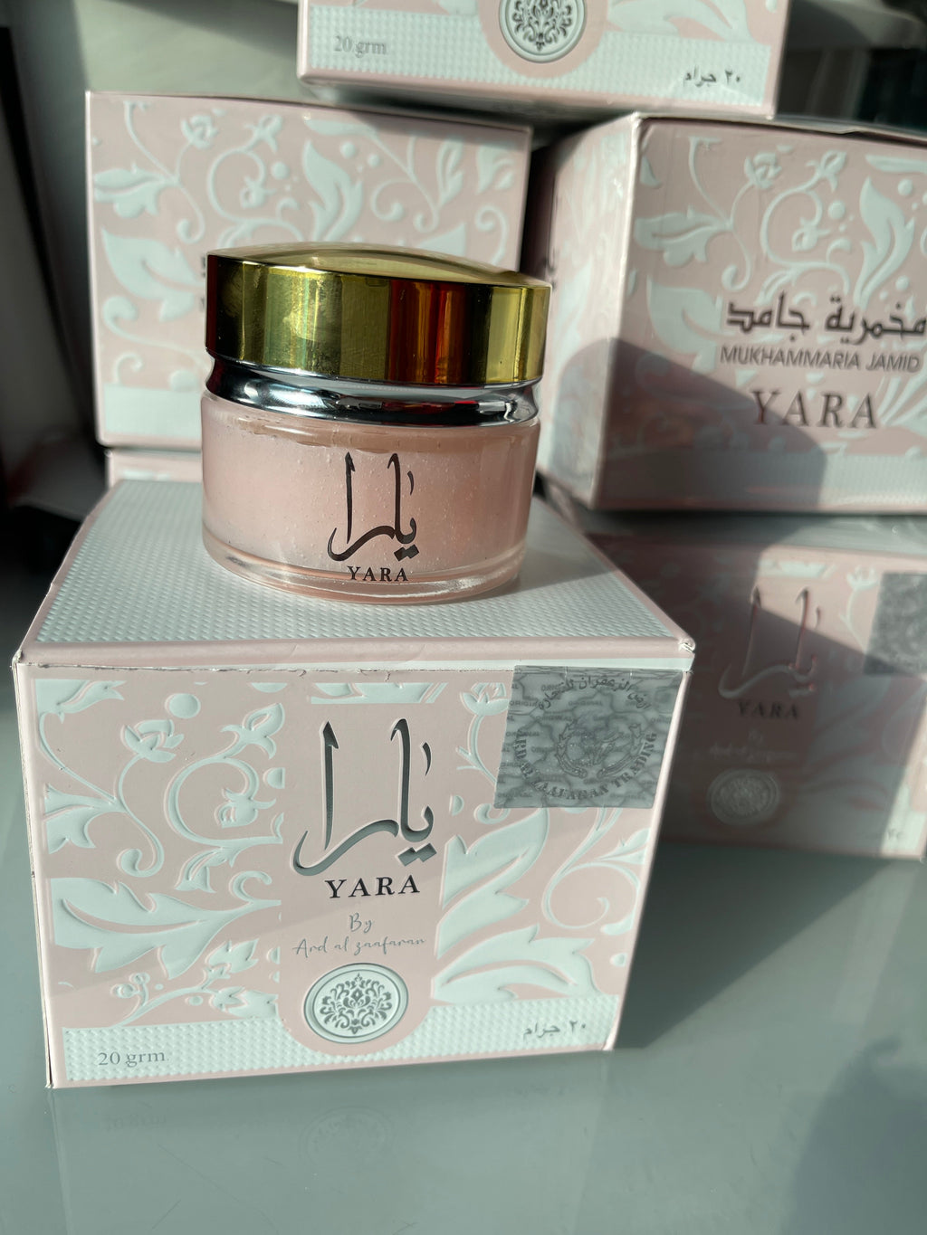 Yara Mukhammaria Jamid Yara Oud Cream 20g | for Hair & Body Makhmariya Expiry 07 - 2028
