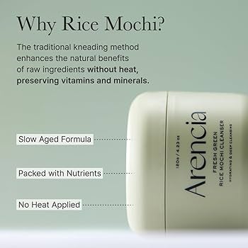 Arencia - Fresh Green Rice Mochi Cleanser 120g Expiry 10 - 2028