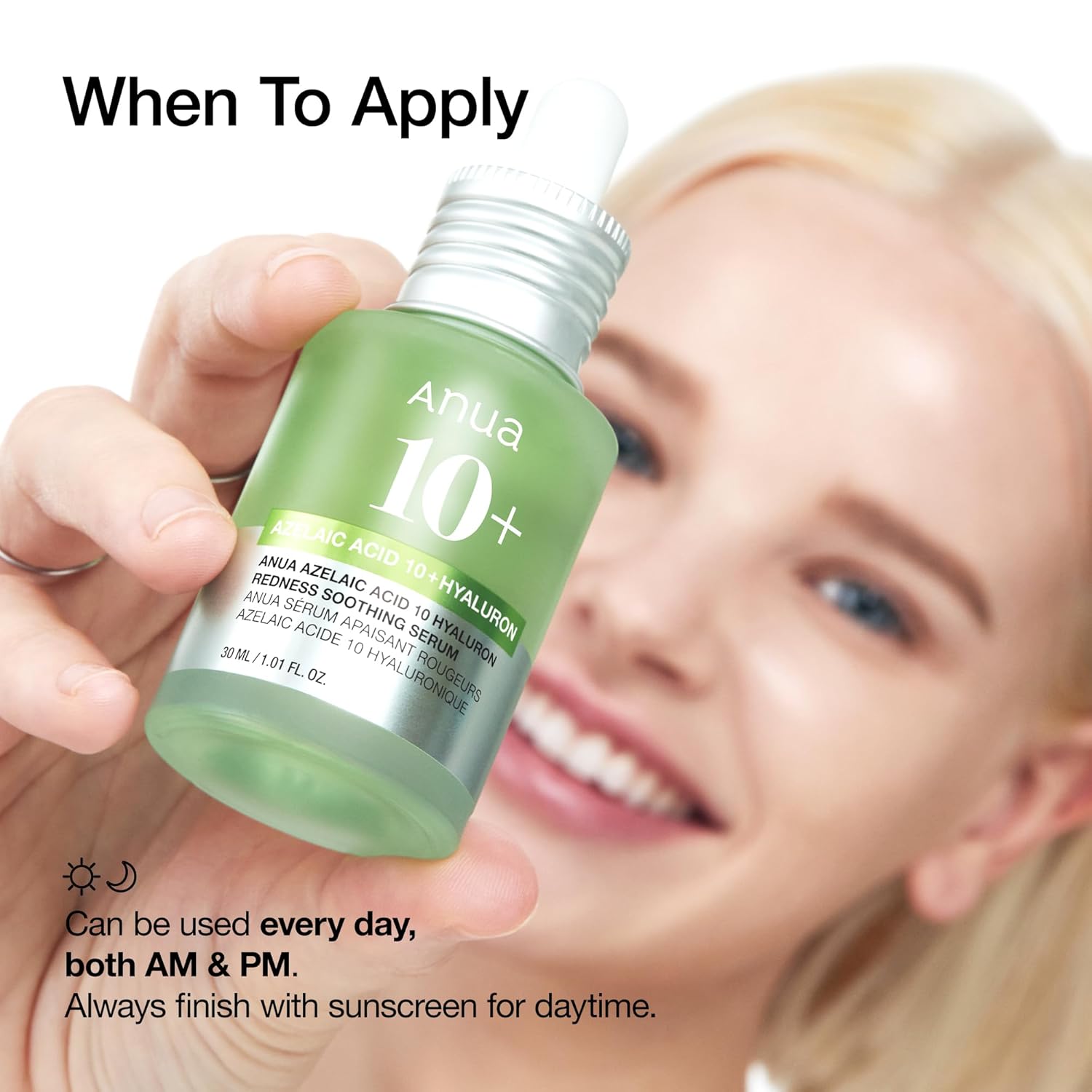 Anua Azelaic Acid 10 Hyaluron Redness Soothing Serum - 30ml Expiry 09 - 2028