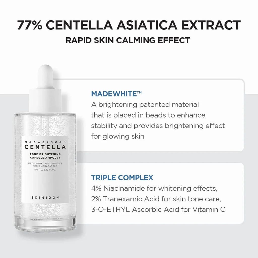 SKIN1004 Madagascar Centella Tone Brightening Capsule Ampoule